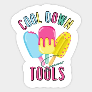 Scoop of Happiness: Cool Down Summer Delights Sticker